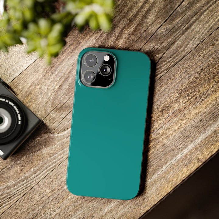 Slim Turquoise Blue Gift for Her Aesthetic Cute Phone Case for Iphone 16 - | iPhone 15 Pro Max Case | iPhone 14 Case 13 12 11 10 9 8 7 - Studio40ParkLane