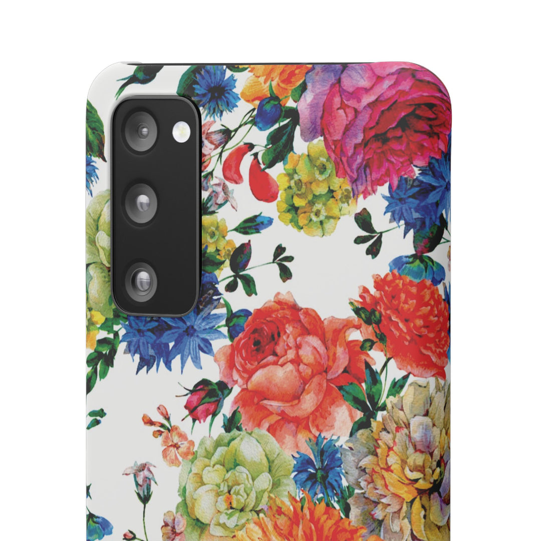 Sleek Snap Colorful Flowers Cute Phone Case for iPhone 16 15 14 13 12 11 X Xs Max Xr Pro Plus Samsung Galaxy S24 S23 S22 S21 S20 Note Ultra