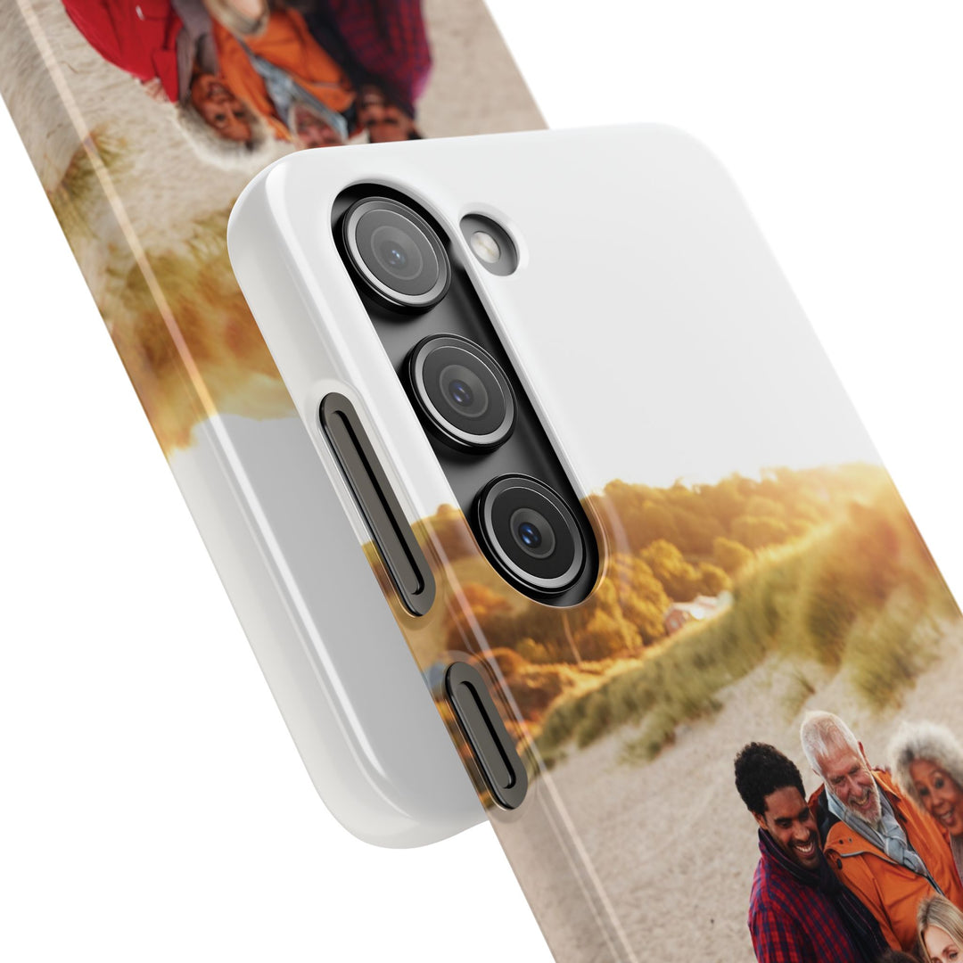 Snap Custom Personalized Family/Pet Cute Phone Cases for Samsung Galaxy S24, S23, S22, S21, S20, Plus, Ultra, Iphone 16, 15, 14, Pro and Max - Studio40ParkLane