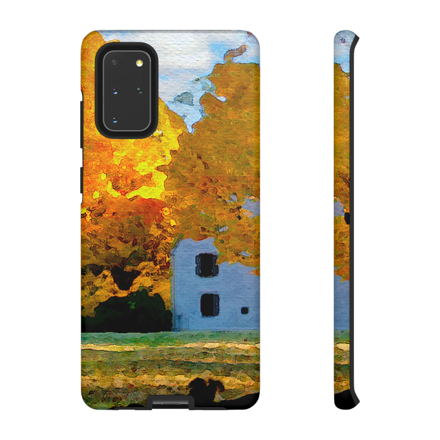 Impact Resistant, Fall Leaves Watercolor, Cute Phone Cases for Samsung S24, S23, S22, S21, IPhone 15 pro Iphone 14 pro Iphone 13 IPhone 12 Iphone 11