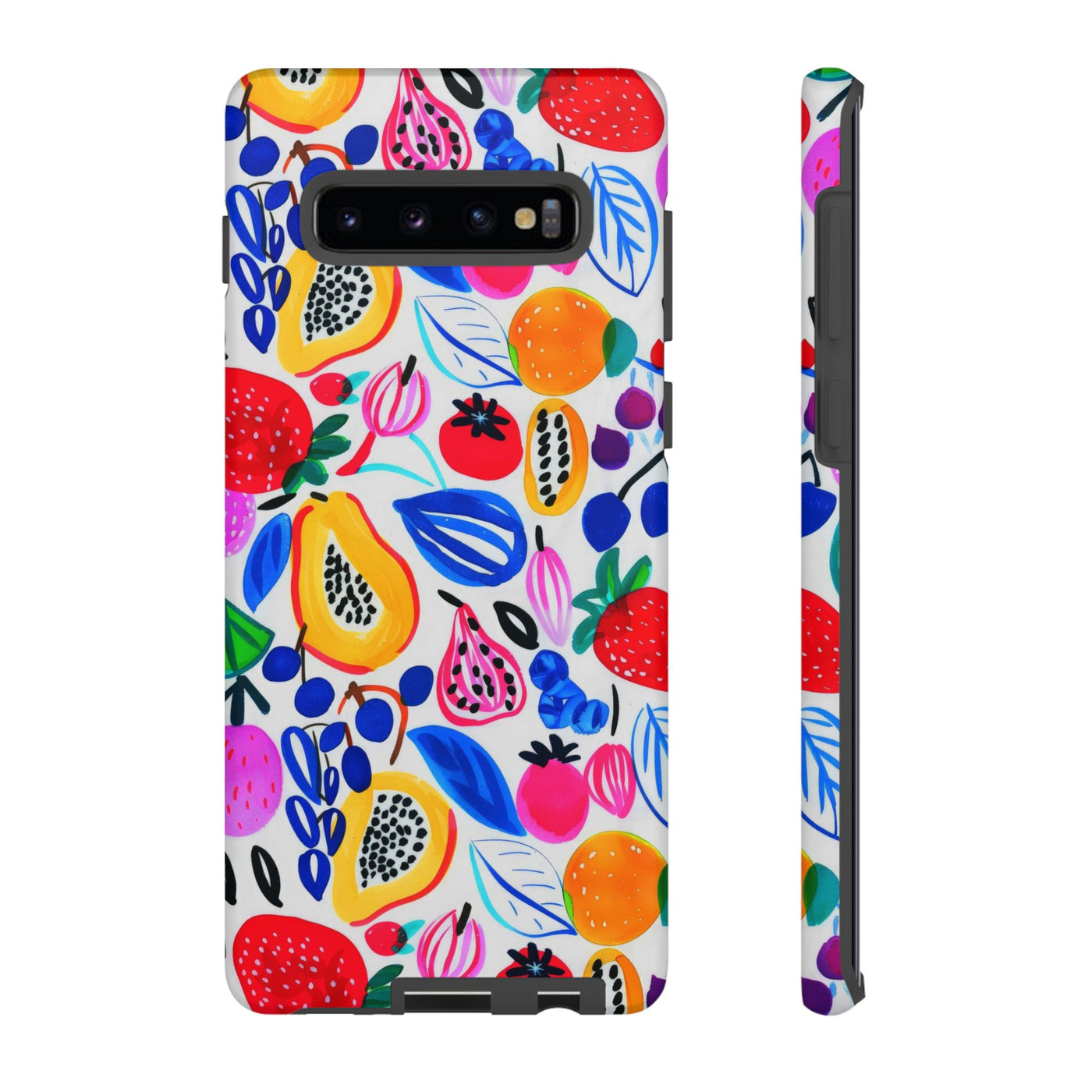 Cute Samsung Phone Case | Aesthetic Samsung Phone Case | Galaxy S23, S22, S21, S20 | Summer Fruit Cocktail, Protective Phone Case