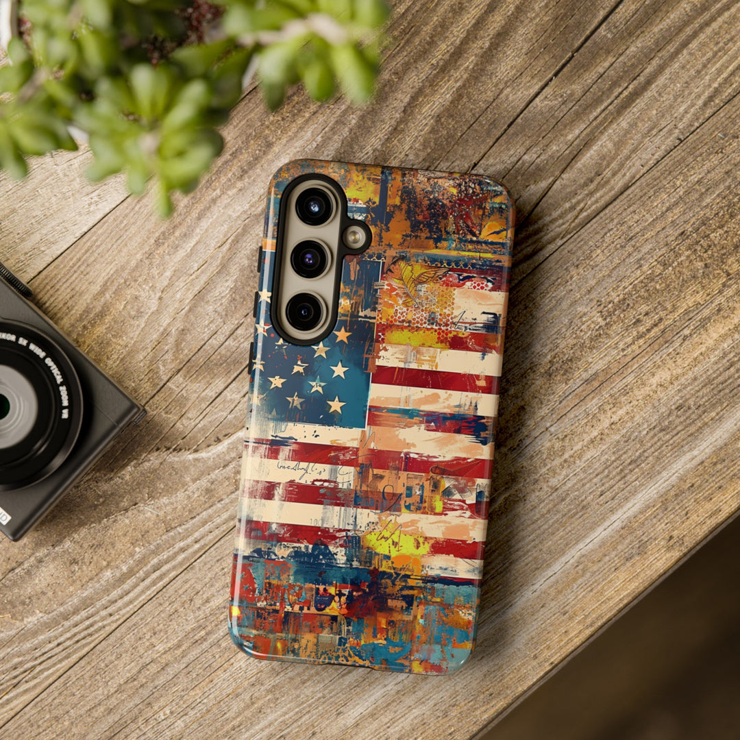 Impact Resistant, American Flag, Cute Phone Cases for Samsung S24, S23, S22, S21, IPhone 15 pro Iphone 14 pro Iphone 13 IPhone 12 Iphone 11 - Studio40ParkLane