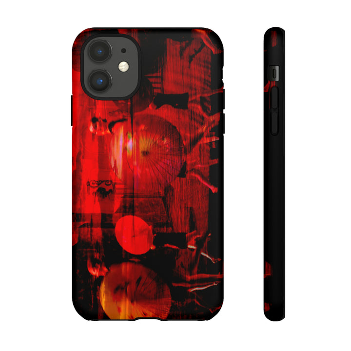Cute IPhone Case | iPhone 15 Case | iPhone 15 Pro Max Case, Iphone 14 Case, Iphone 14 Pro Max Case IPhone Case for Art Lovers, Sunset Dance Red - Studio40ParkLane