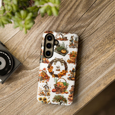 Impact Resistant, Fall Leaves Collage, Cute Phone Cases for Samsung S24, S23, S22, S21, IPhone 15 pro Iphone 14 pro Iphone 13 IPhone 12 Iphone 11