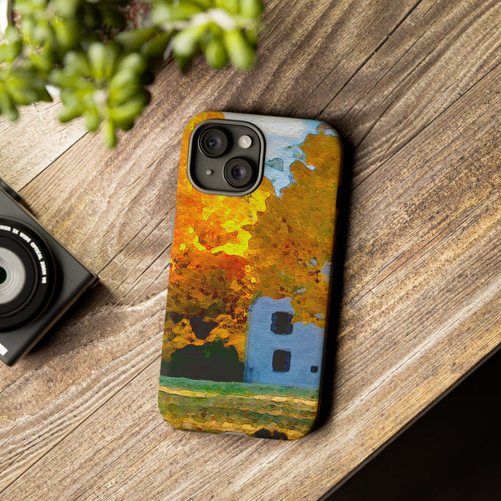 Impact Resistant, Fall Leaves Watercolor, Cute Phone Cases for Samsung S24, S23, S22, S21, IPhone 15 pro Iphone 14 pro Iphone 13 IPhone 12 Iphone 11 - Studio40ParkLane