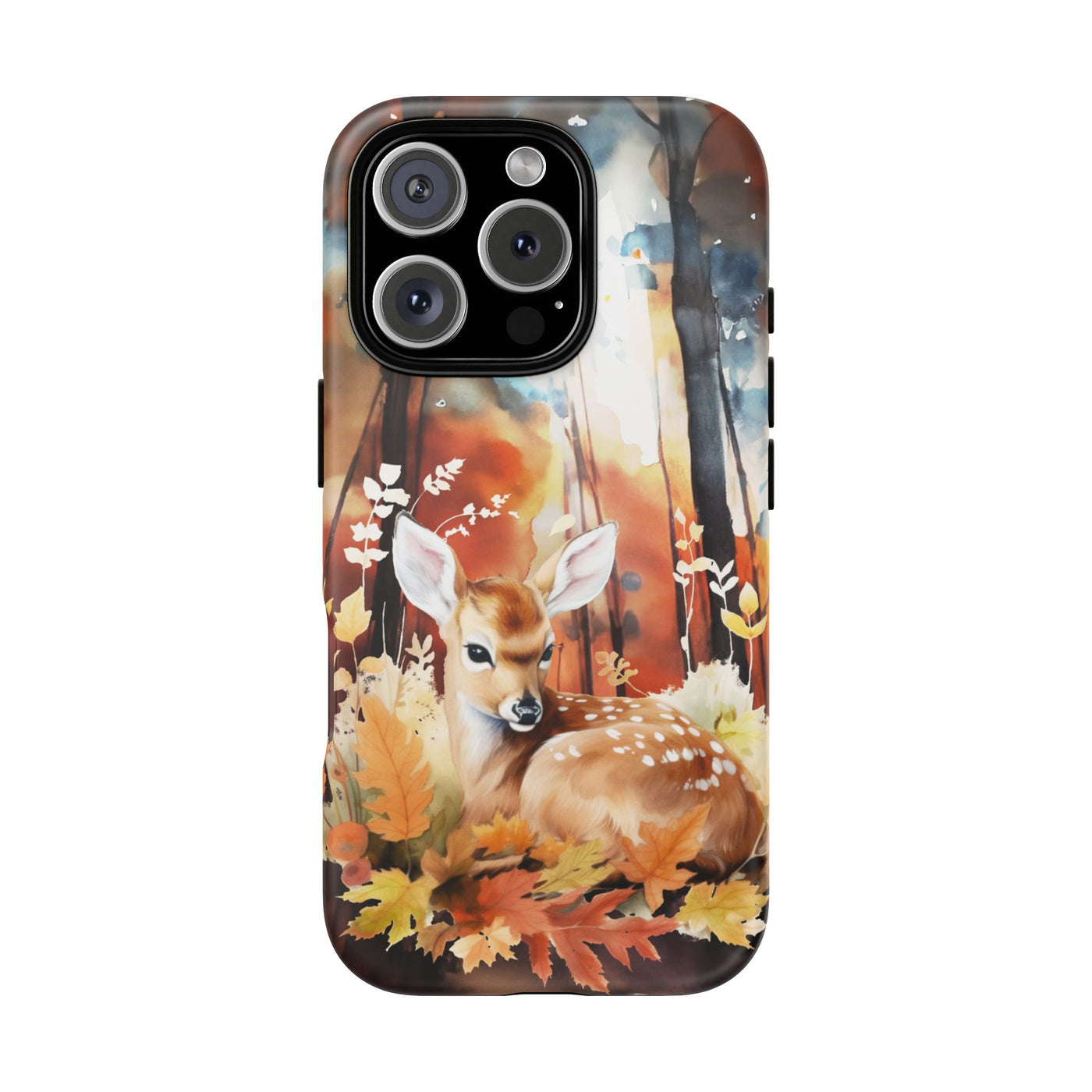 Autumn Fall Deer Forest Gift for Her Cute Phone Case for, Samsung Galaxy S24, S23, S22, S21, IPhone 16 Case | Iphone 15, Iphone 14, IPhone 13 Case