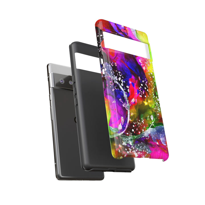 Impact Resistant, Multi Color Marble, Cute Phone Cases for Samsung S24, S23, S22, S21, IPhone 15 pro Iphone 14 pro Iphone 13 IPhone 12 Iphone 11 - Studio40ParkLane