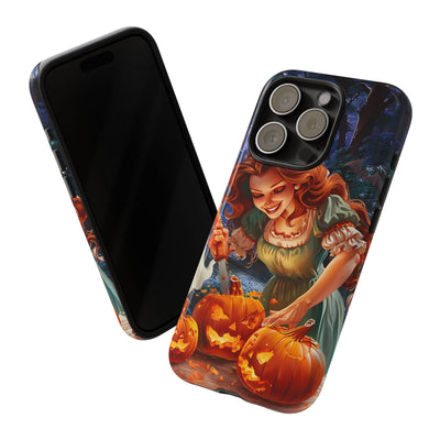 Autumn Fall Pumpkin Fairy Gift for Her Cute Phone Case for, Samsung Galaxy S24, S23, S22, S21, IPhone 16 Case | Iphone 15, Iphone 14, IPhone 13 Case