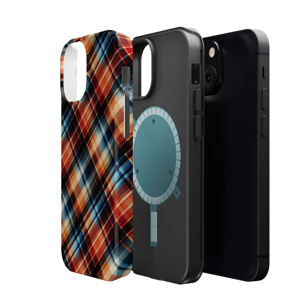 Checkered Plaid Magsafe Gift for Her Cute Phone Case for Iphone, | iPhone 16 | iPhone 15 Pro Max, Iphone 14 Pro Max, 13 12 11 10 9 8 7 - Studio40ParkLane