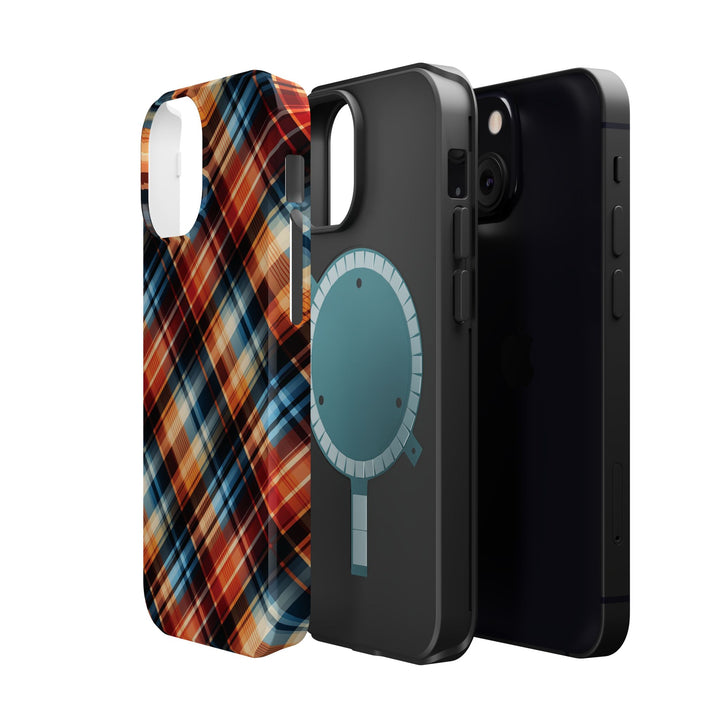 Checkered Plaid Magsafe Gift for Her Cute Phone Case for Iphone, | iPhone 16 | iPhone 15 Pro Max, Iphone 14 Pro Max, 13 12 11 10 9 8 7 - Studio40ParkLane
