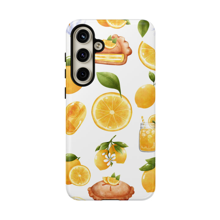 Cute Samsung Phone Case | Aesthetic Samsung Phone Case | Galaxy S23, S22, S21, S20 | Summer Fruit Lemons, Protective Phone Case - Studio40ParkLane
