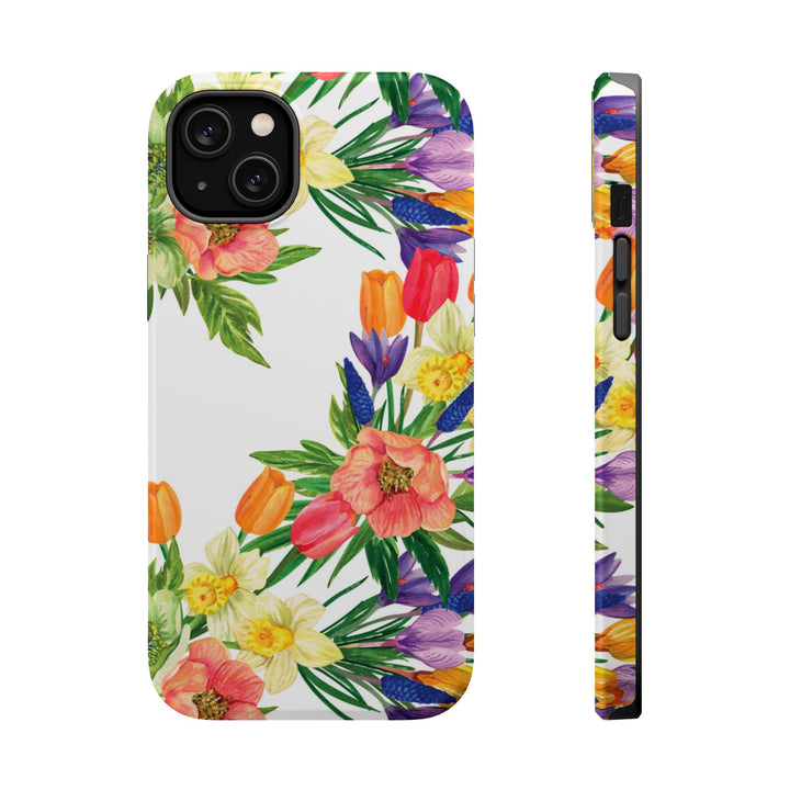 Spring Flowers Magsafe Cute Phone Case for Iphone Gift for Her, iPhone 16 Case iPhone 15 Pro Max Case, Iphone 14, Iphone 14 Pro Max, 13, 12 - Studio40ParkLane