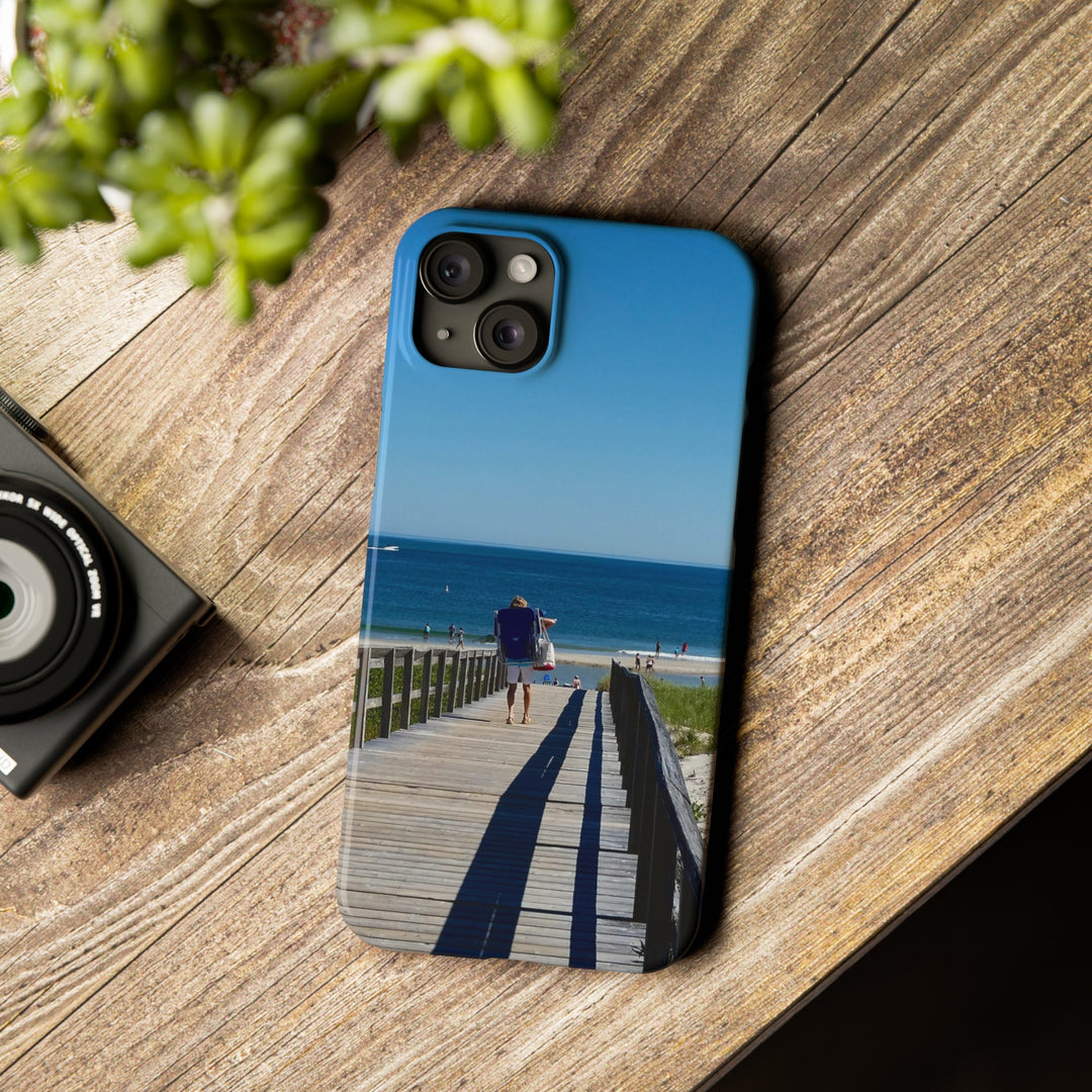 Slim Cute Phone Cases for Iphone - | iPhone 15 Case | iPhone 15 Pro Max Case, Iphone 14 Case, Iphone 14 Pro Max, Iphone 13, Summer Beach Walk - Studio40ParkLane