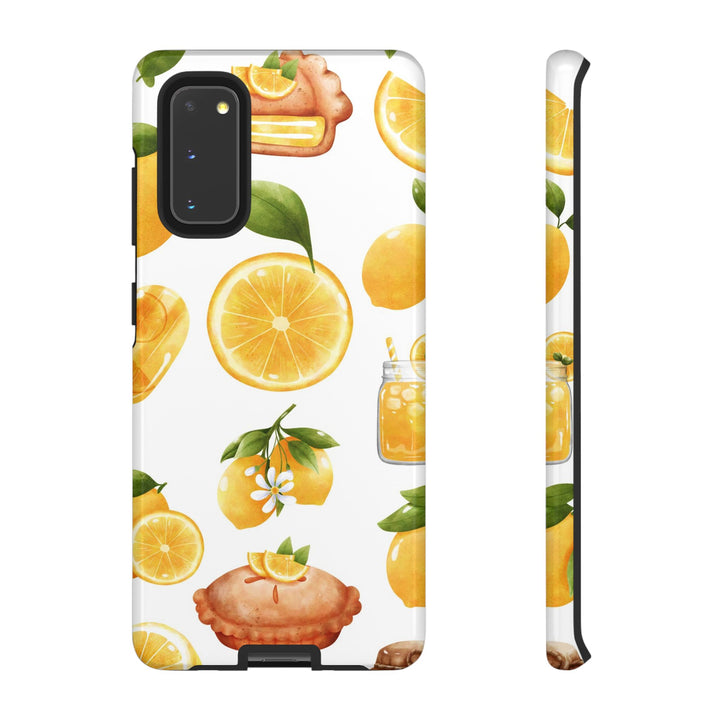 Impact Resistant, Lemon Fruit Pie, Cute Phone Cases for Samsung S24, S23, S22, S21, IPhone 15 pro Iphone 14 pro Iphone 13 IPhone 12 Iphone 11 - Studio40ParkLane