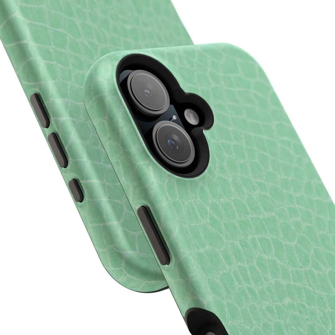 Non Leather Mint Color Pattern Magsafe Cute Phone Case for Iphone Gift for Her, | iPhone 15 Case | iPhone 15 Pro Max Case, Iphone 14, Iphone 14 Pro Max, Iphone 13, Iphone 16 - Studio40ParkLane