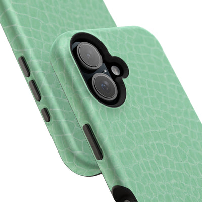 Non Leather Mint Color Pattern Magsafe Cute Phone Case for Iphone Gift for Her, | iPhone 15 Case | iPhone 15 Pro Max Case, Iphone 14, Iphone 14 Pro Max, Iphone 13, Iphone 16 - Studio40ParkLane