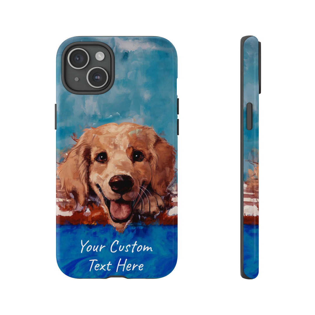 Personalize this Cute IPhone Case | Golden Retriever Dog iPhone Case, iPhone 15 Case | iPhone 15 Case, Iphone 14 Case, Iphone 14 Pro Max Case - Studio40ParkLane