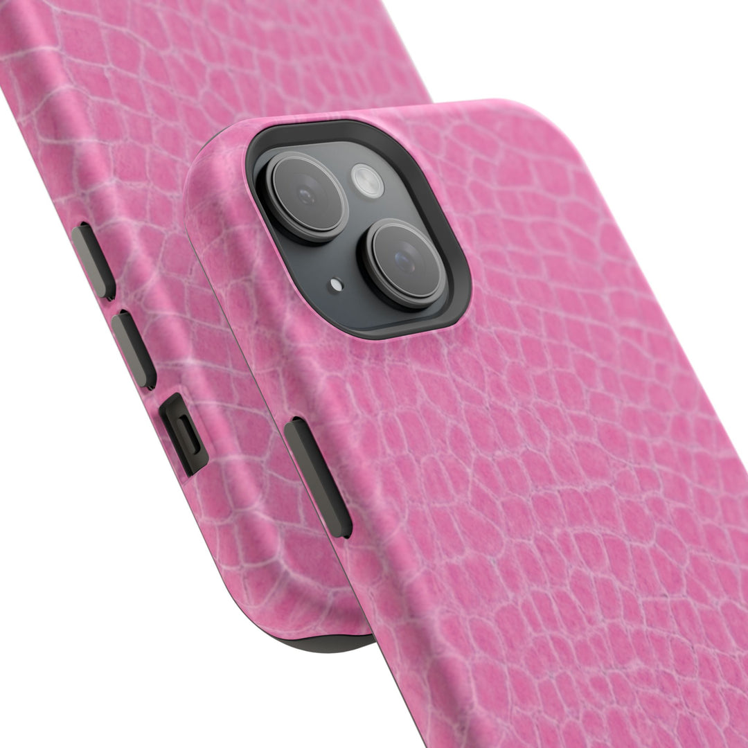 Non Leather Pink Color Pattern Magsafe Cute Phone Case for Iphone Gift for Her, | iPhone 15 Case | iPhone 15 Pro Max Case, Iphone 14, Iphone 14 Pro Max, Iphone 13, Iphone 16 - Studio40ParkLane