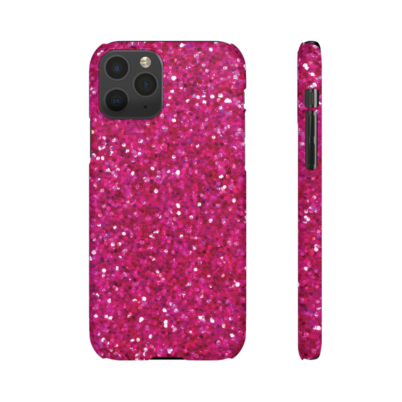 Snap Non-Glitter Muted Pink Play on "Faux" Glitter Effect Cute Phone Cases for Samsung and Iphone, 16, 15, 14, S24, S23, S22, S21, S20, Plus and Ultra