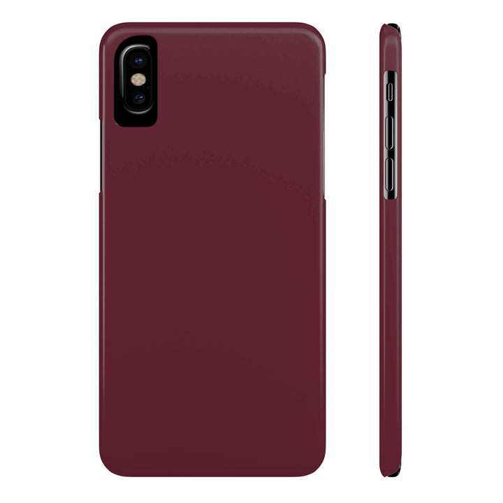 Slim Burgundy Maroon Gift for Her Aesthetic Cute Phone Case for Iphone 16 - | iPhone 15 Pro Max Case | iPhone 14 Case 13 12 11 10 9 8 7 - Studio40ParkLane