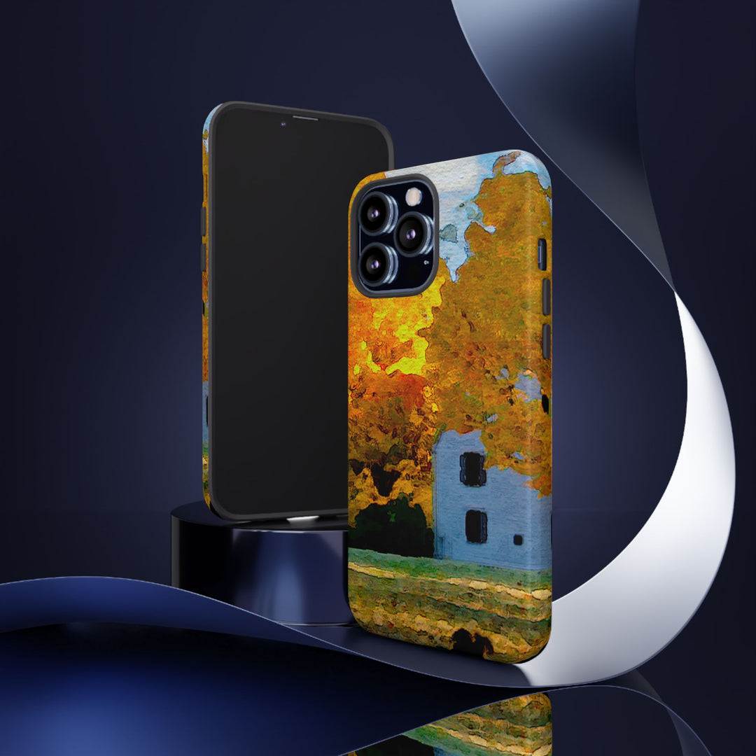 Impact Resistant, Fall Leaves Watercolor, Cute Phone Cases for Samsung S24, S23, S22, S21, IPhone 15 pro Iphone 14 pro Iphone 13 IPhone 12 Iphone 11 - Studio40ParkLane