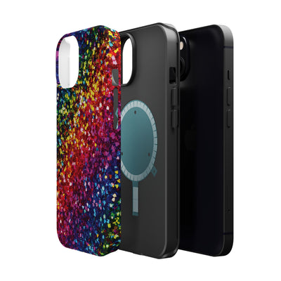 Non Glitter Color Composition Magsafe Cute Phone Case for Iphone Gift for Her,  | iPhone 15 Case | iPhone 15 Pro Max Case, Iphone 14, Iphone 14 Pro Max, Iphone 13, Iphone 16