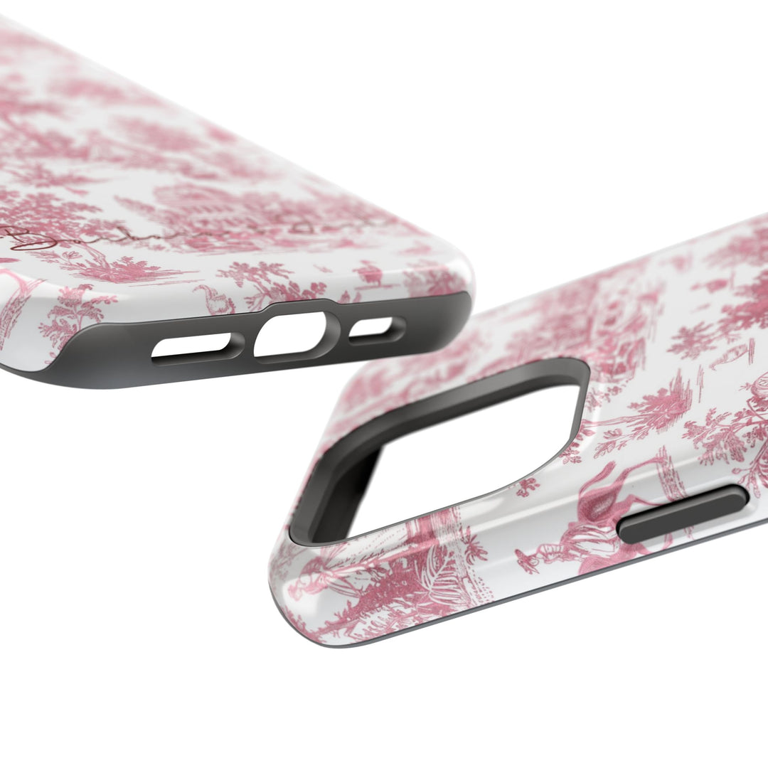 Magsafe French Toile Personalized Initial Custom Gift Cute Phone Cases for Iphone 16 Pro Max | iPhone 15, Pro Max Case, Iphone 14, 13, 12, 11, 10 - Studio40ParkLane
