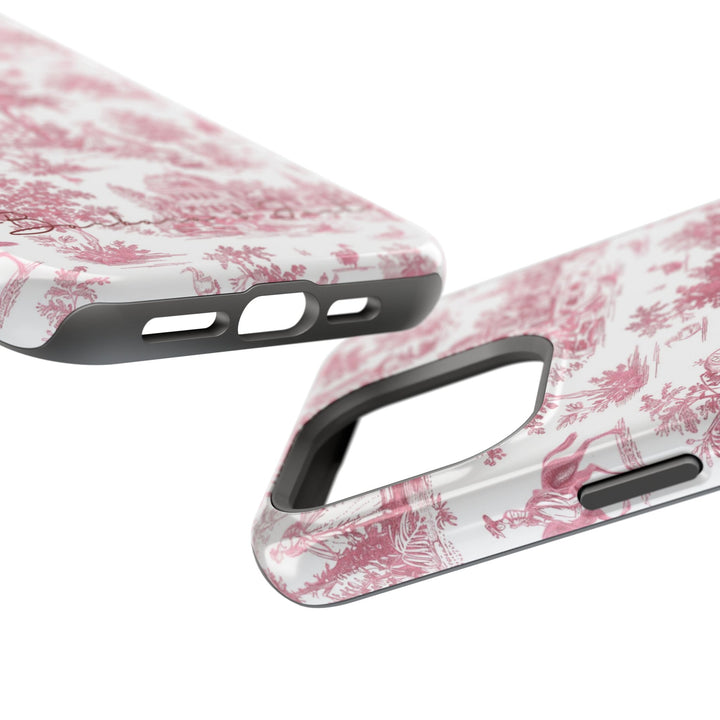 Magsafe French Toile Personalized Initial Custom Gift Cute Phone Cases for Iphone 16 Pro Max | iPhone 15, Pro Max Case, Iphone 14, 13, 12, 11, 10 - Studio40ParkLane