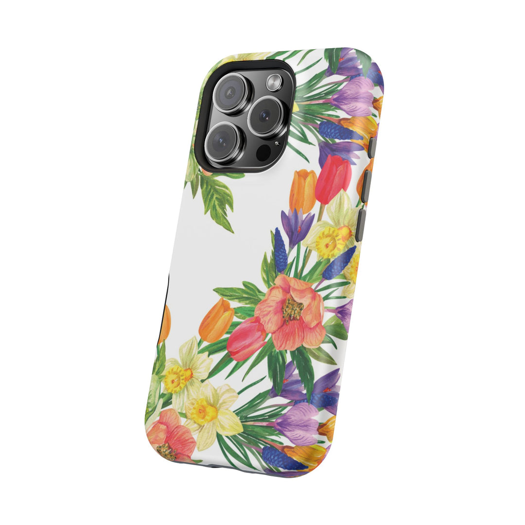 Spring Flowers Magsafe Cute Phone Case for Iphone Gift for Her, iPhone 16 Case iPhone 15 Pro Max Case, Iphone 14, Iphone 14 Pro Max, 13, 12 - Studio40ParkLane