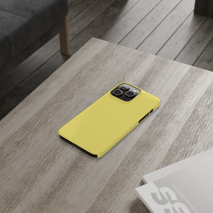 Slim Light Yellow Gift for Her Aesthetic Cute Phone Case for Iphone 16 - | iPhone 15 Pro Max Case | iPhone 14 Case 13 12 11 10 9 8 7 - Studio40ParkLane