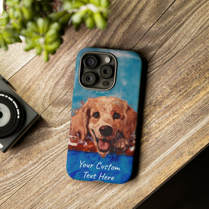 Personalize this Cute IPhone Case | Golden Retriever Dog iPhone Case, iPhone 15 Case | iPhone 15 Case, Iphone 14 Case, Iphone 14 Pro Max Case - Studio40ParkLane