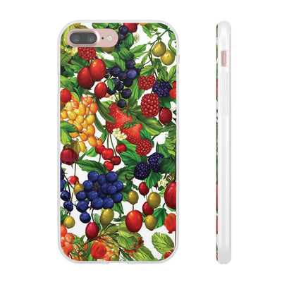 Cute Flexi Phone Cases, For Samsung Galaxy and Iphone, Summer Mixed Fruit, Galaxy S23 Phone Case, Samsung S22 Case, Samsung S21, Iphone 15, Iphone 14, Iphone 13