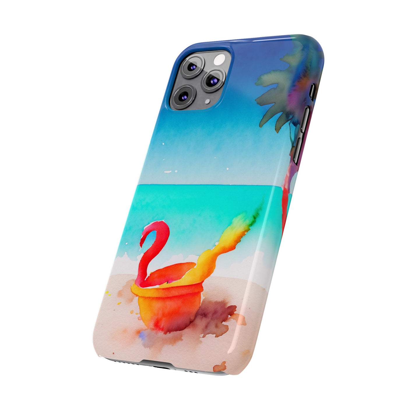 Slim Cute iPhone Cases - | iPhone 15 Case | iPhone 15 Pro Max Case, Iphone 14 Case, Iphone 14 Pro Max, Iphone 13, Summer Beach Bucket