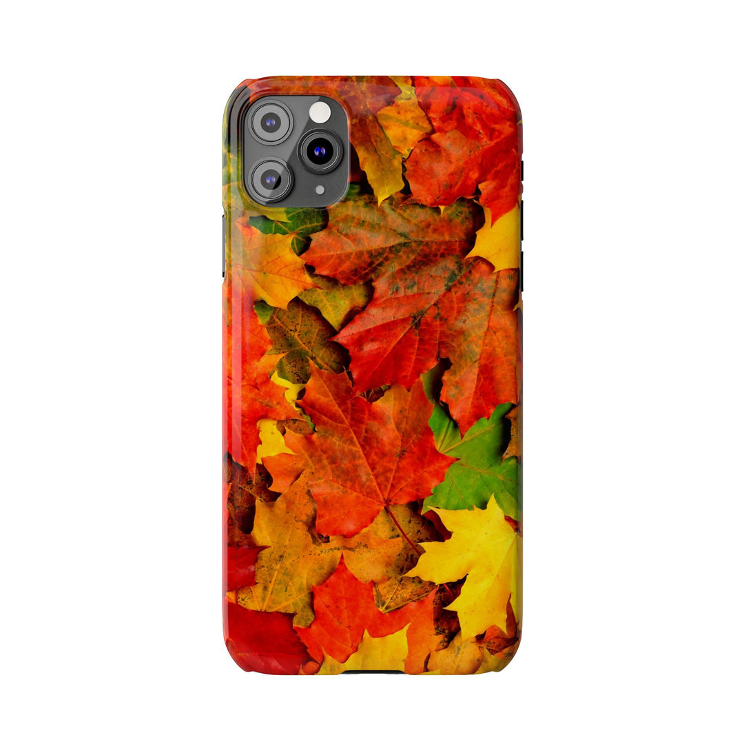 Slim Fall Leaves Slim Cute Phone Cases for Iphone | iPhone 15 Case | iPhone 15 Pro Max Case, Iphone 14, Iphone 14 Pro Max, Iphone 13 - Studio40ParkLane