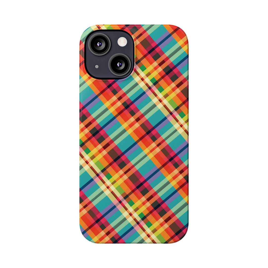 Slim Checkered Plaid Gift for Her Cute Phone Cases for Iphone 16 Pro Max | iPhone 15 Case | iPhone 15 Pro Max Case, Iphone 14, 13, 12, 11, 10, 8, 7 - Studio40ParkLane