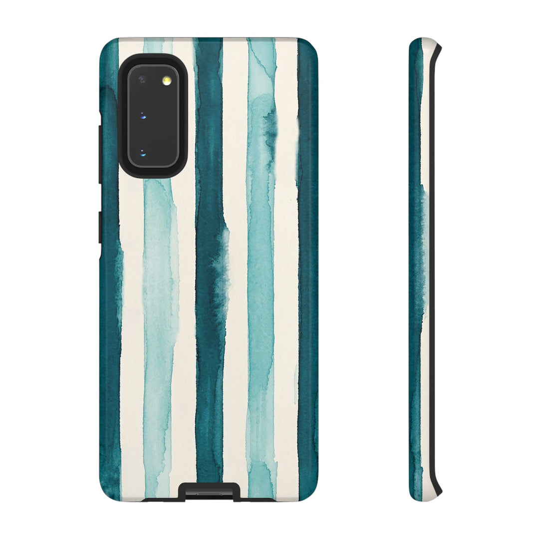 Tough Cute Green Stripes Phone Case, for IPhone 17 Pro Max | Iphone 17 Air, Iphone 16, IPhone 15, 14 13 12, Samsung Galaxy S26, S25, S24, S23