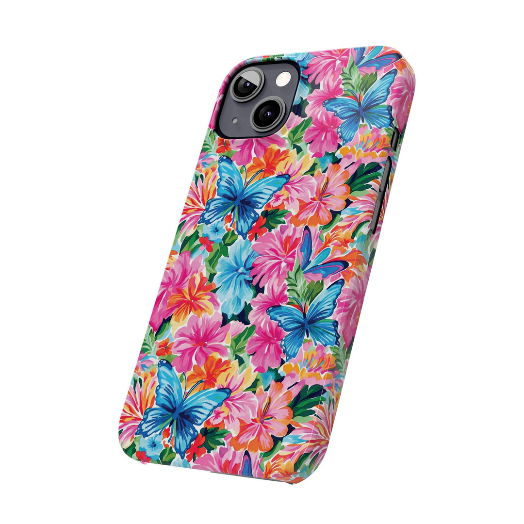 Slim Butterflies Flowers Gift for Her Cute Phone Cases for Iphone 16 Pro Max | iPhone 15 Case | iPhone 15 Pro Max Case, Iphone 14, 13, 12, 11, 10, 8, 7 - Studio40ParkLane