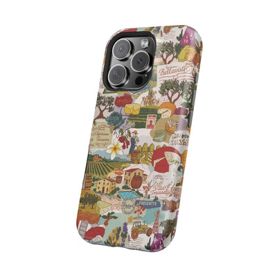 Italy Tuscany Coquette Collage Tough Magsafe Cute Phone Cases for Iphone | iPhone 17 Pro Max Case, Iphone 16, Iphone 15 14 13 12 11 10 9 - Studio40ParkLane