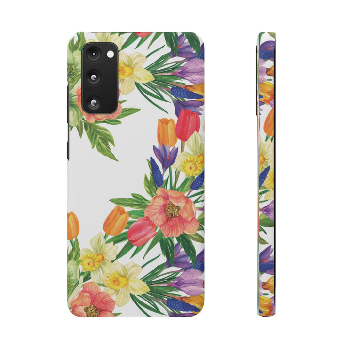 Sleek Snap Spring Summer Flowers Cute Phone Case for iPhone 16 15 14 13 12 11 X Xs Max Xr Pro Plus Samsung Galaxy S24 S23 S22 S21 S20 Ultra
