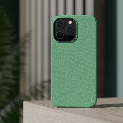 Non Leather Mint Color Pattern Magsafe Cute Phone Case for Iphone Gift for Her, | iPhone 15 Case | iPhone 15 Pro Max Case, Iphone 14, Iphone 14 Pro Max, Iphone 13, Iphone 16 - Studio40ParkLane