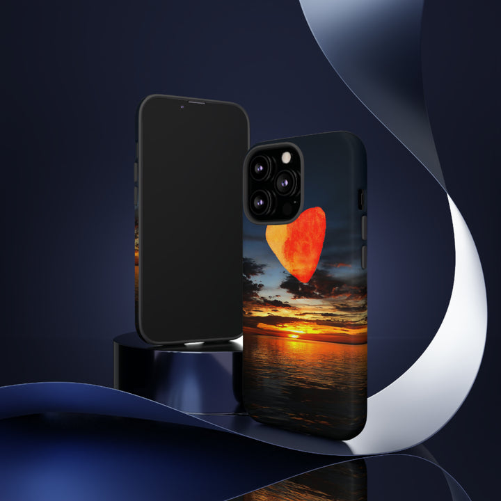 Cute IPhone Case | Rising Heart Love Sunset, iPhone 15 Case | iPhone 15 Pro Case, Iphone 14 Case, Iphone 14 Pro Max Case - Studio40ParkLane