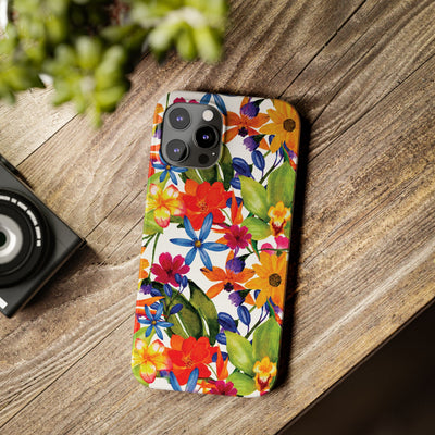 Slim Spring Flowers Gift for Her Cute Phone Cases for Iphone 16 Pro Max | iPhone 15 Case | iPhone 15 Pro Max Case, Iphone 14, 13, 12, 11, 10, 8, 7 - Studio40ParkLane