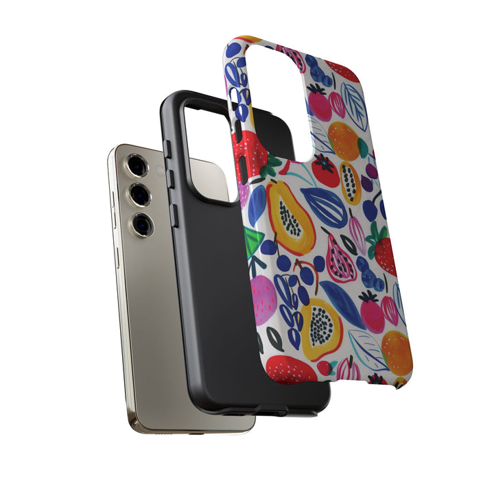 Premium Tough Summer Fruit Collage Gift for Her Cute Phone Cases for Samsung and Iphone, 16, 15, 14, S24, S23, S22, S21, S20, Plus, Ultra, Pro - Studio40ParkLane