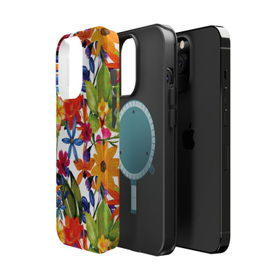 Spring Flowers Magsafe Cute Phone Case for Iphone Gift for Her, iPhone 16 Case iPhone 15 Pro Max Case, Iphone 14, Iphone 14 Pro Max, 13, 12 - Studio40ParkLane