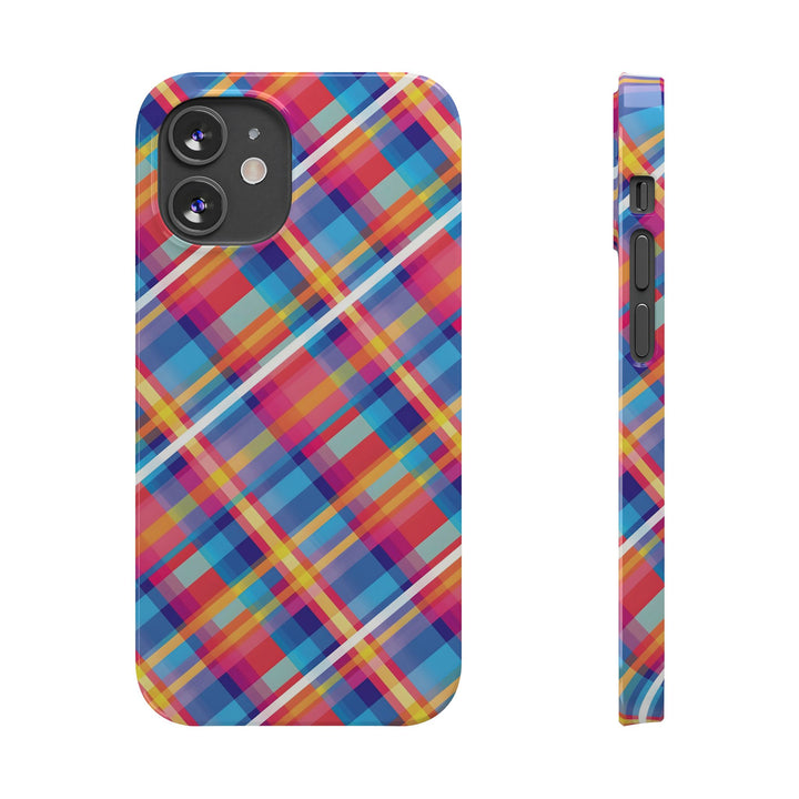 Slim Checkered Plaid Gift for Her Cute Phone Cases for Iphone 16 Pro Max | iPhone 15 Case | iPhone 15 Pro Max Case, Iphone 14, 13, 12, 11, 10, 8, 7 - Studio40ParkLane