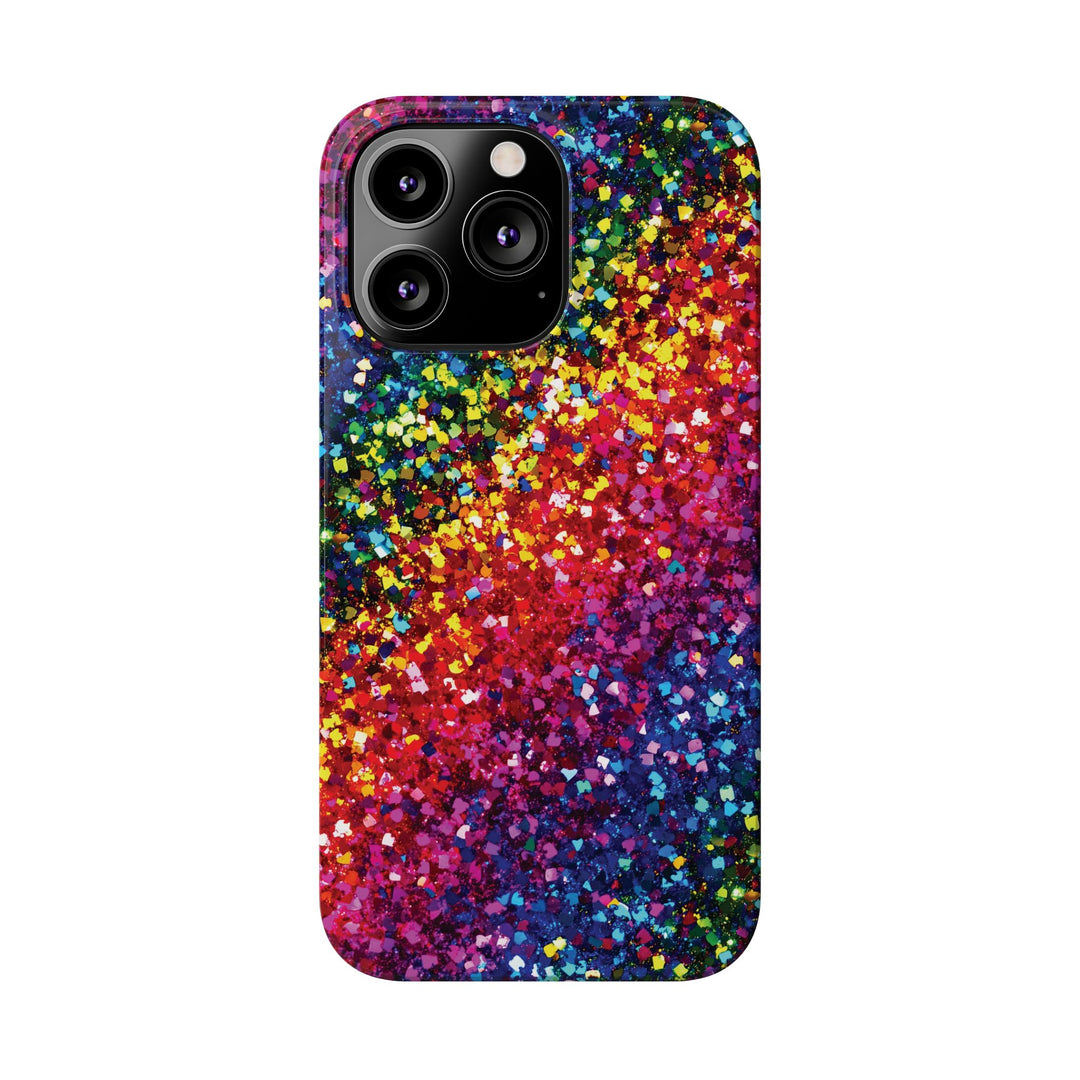 Slim Non - Glitter Muted Color Faux Play on Glitter Effect Gift for Her Cute Phone Cases for Iphone 16 Pro Max | iPhone 15 Case | iPhone 15 Pro Max Case, Iphone 14, Iphone 14 Pro Max, Iphone 13 12 11 8 7 - Studio40ParkLane