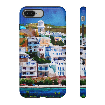 Impact Resistant, Greece House, Cute Phone Cases for Samsung S24, S23, S22, S21, IPhone 15 pro Iphone 14 pro Iphone 13 IPhone 12 Iphone 11