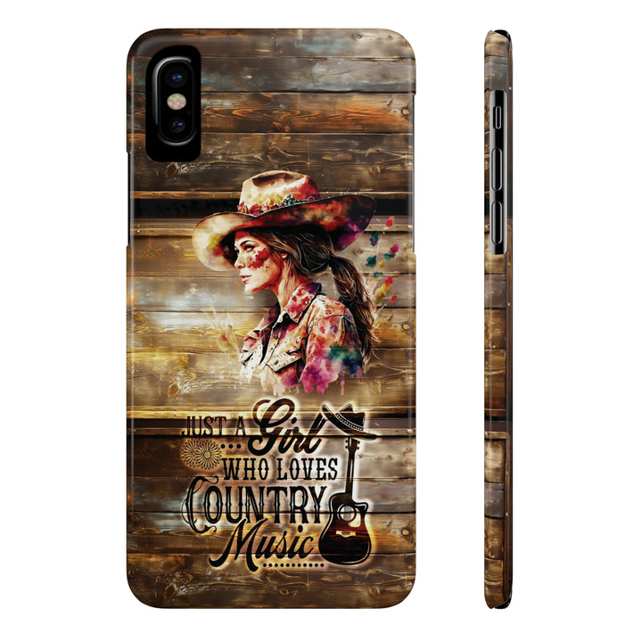 Slim Cute Phone Cases for Iphone - | iPhone 15 Case | iPhone 15 Pro Max Case, Iphone 14 Case, Iphone 14 Pro Max, Iphone 13, Country Music Girl - Studio40ParkLane