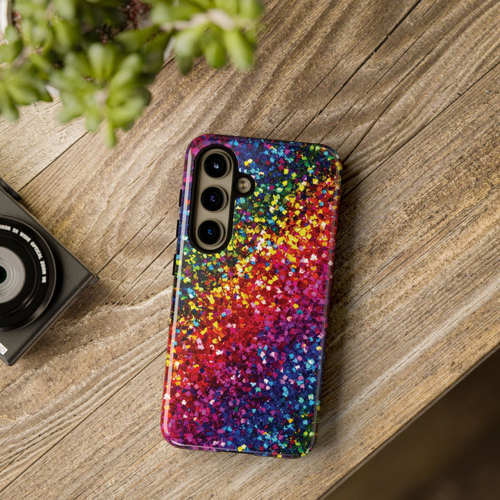 Premium Tough Muted Non - Glitter Color Composition Cute Phone Case, for IPhone 16 pro Max | Iphone 15, Iphone 14, 13, Samsung Galaxy S25, S24 - Studio40ParkLane