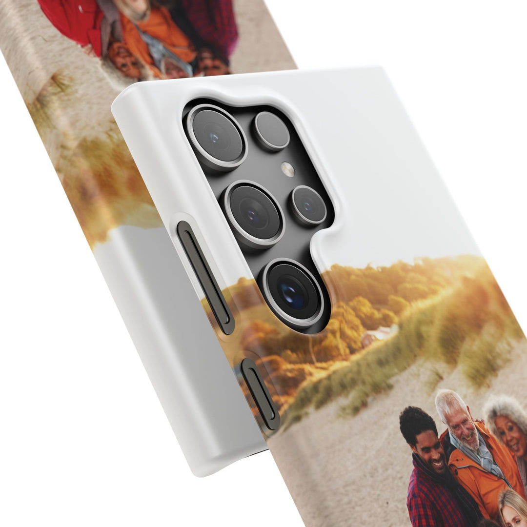 Snap Custom Personalized Family/Pet Cute Phone Cases for Samsung Galaxy S24, S23, S22, S21, S20, Plus, Ultra, Iphone 16, 15, 14, Pro and Max - Studio40ParkLane